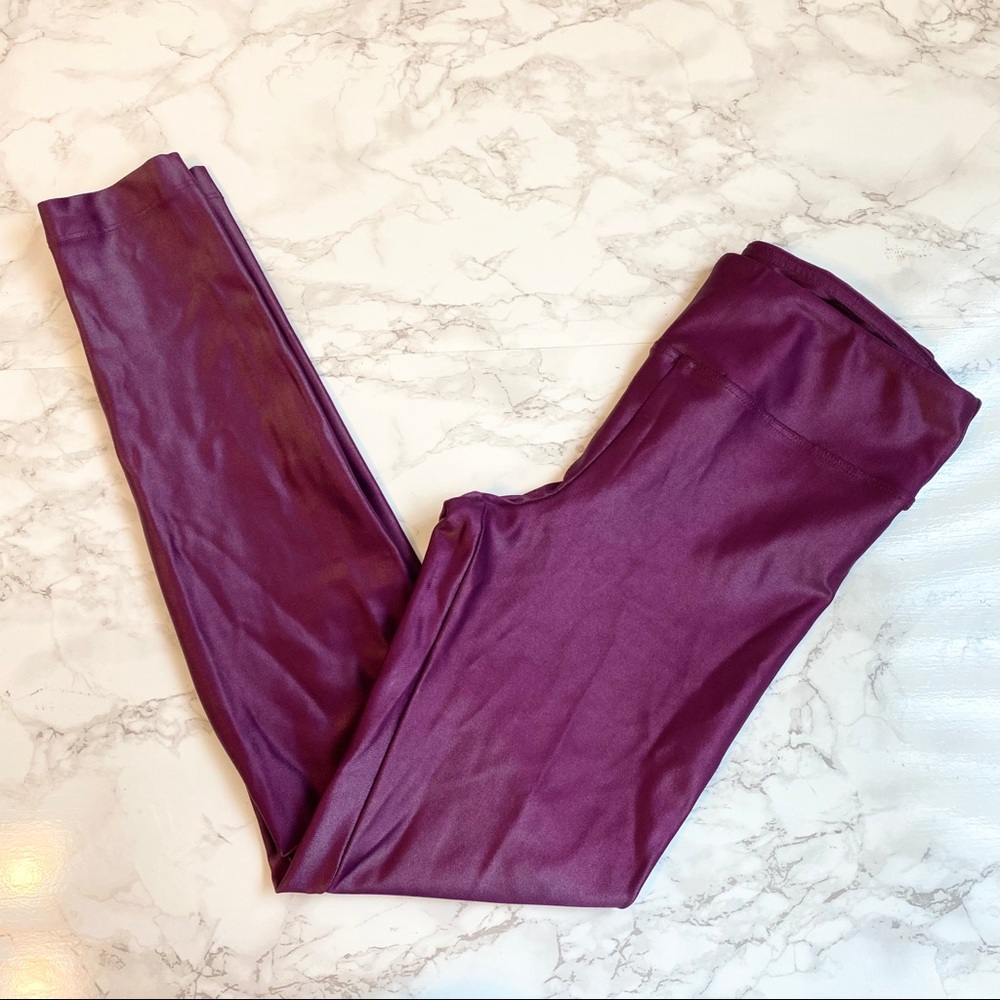 Koral Lustrous High Rise Legging Aubergine Size XS - Picture 2 of 9